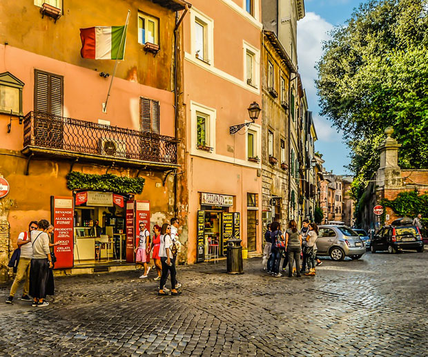 zona trastevere Roma